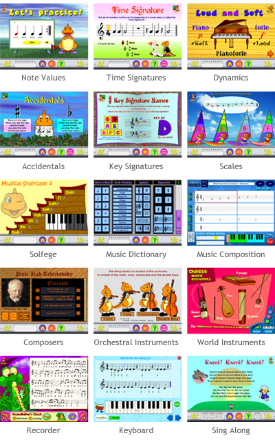 Music Activities on Student Version